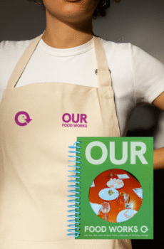 Food Works book & apron